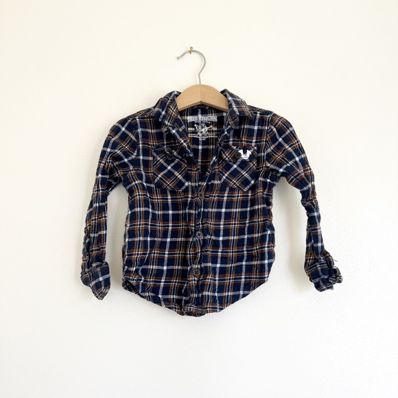 Toddler True Religion Flannel - Picture 1 of 4